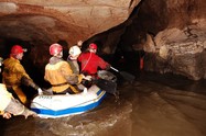 Cavers struggle with floods